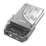 MAIWO SAS to USB-C Adapter Enclosure(MAX 6Gbps),Tool-Free 2.5 inch SAS/SATA External Hard Drive Enclosure with 6TB Storage Expansion,12V3A Power Supply, Plug and Play