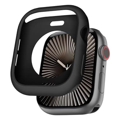 BOTOMALL Compatible with Apple Watch Bumper Case 44mm Series 6/5/4, SE3/2/1 Soft Flexible TPU Thin Lightweight Protective Cover for iWatch [NO Front Screen Protector]