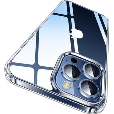 CASEKOO for iPhone 15 Pro Case Crystal Clear, [Never Yellow Technology] [Military-Grade Protection] Transparent Slim Cover Women Men for iPhone 15 Pro Phone Case 6.1 inch, Clear