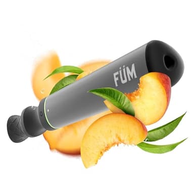 FÜM Zero Flavored Air Device | Fresh, Pocket-Sized Habit Support Tool | Weighted, Portable & Refreshing Air Inhaler Alternative | Peach