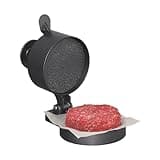Weston Burger Press, Makes 4 1/2" Diameter Patties for Hamburger, Crab Cakes, Sausage, 1/4lb to 3/4lb, with Spring Ejector for Easy Removal, Single, Non-stick Heavy-Duty Cast Aluminum (07-0310-W)