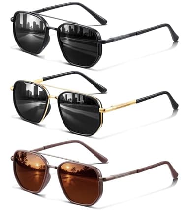 KUGUAOK Polarized Aviator Sunglasses for Women Men Fashion UV Protection Tangle Free Sun Glasses Vintage Trendy Shades