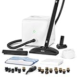 Dupray Neat Steam Cleaner with 27-Piece Accessory Kit – High-Performance Chemical-Free Cleaning for Floors, Cars, Tiles, and More (including a total of 11 brass brushes)