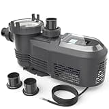 AQUASTRONG Variable Speed Pool Pump, 2 HP, 220V, 10566GPH, In/Above Pool Pump, Energy Efficient, High Flow, Powerful Self Primming Swimming Pool Pumps with Filter Basket