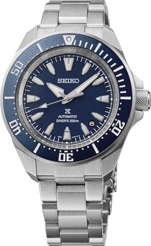 SEIKO Prospex SRPL51 Men's Watch with Stainless Steel Case, Automatic Movement, Water Resistant, Luminescent Hands, Blue