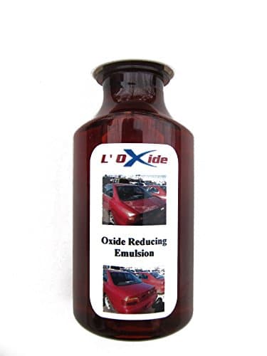 Oxide Reducing Emulsion to Restore Faded, Oxidized or Sun Damaged Car Paint, Peeling Clear Coat and Dull Headlights in a Simple DIY Operation. Easier to apply than wax, needs no polishing