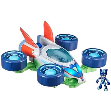 PJ Masks Power Heroes PJ Explorider, Converting Vehicle with 3 Modes, Lights & Sounds, Toys for Boys and Girls 3 Years and Up, Preschool Toys