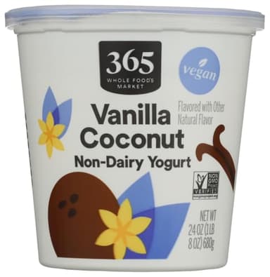 365 by Whole Foods Market Vanilla Coconut Yogurt, 24 OZ