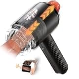 Sex Toys for Men, Automatic Male Masturbator with 6 Powerful Thrusting & Vibration Modes, Hands-Free Stroker for Men Pleasure, Open-Ended Sex Machine Penis Pump Male Toy