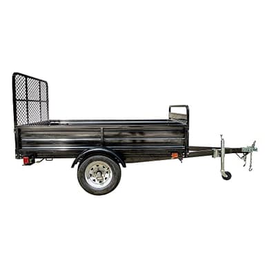 DK2 4.5 x 7.5 Drive-Up Gate Utility Trailer, Load Capacity 1639 lb, Deck Length 7.5 ft, Deck Width 4.5 ft, Model# MMT5X7-DUG