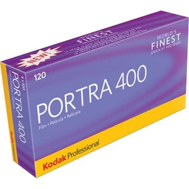 KODAK Portra 400 Professional ISO 400, 120 propack, Color Negative Film (5 Rolls per Pack)