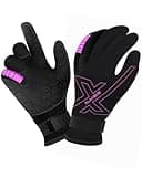 XUKER Neoprene Gloves Women Men, 3mm Wetsuit Dive Gloves Keep Warm for Diving Scuba Kayaking Snorkeling Swimming Water Sports,M