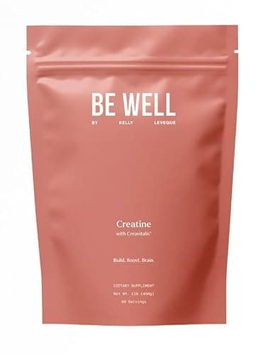 Be Well by Kelly Creatine with Creavitalis, Dietary Supplement, 1lb (450g), 90 Servings Build. Boost. Brain.