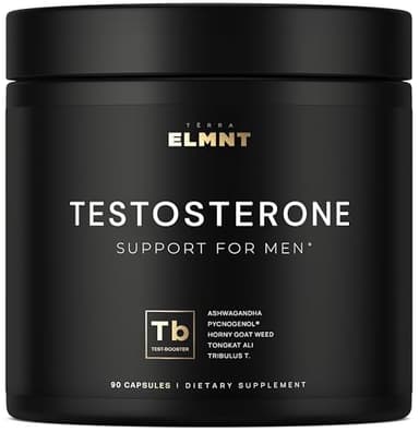 2,015mg Testosterone Booster for Men 8X Strength w. Ashwagandha, Tongkat Ali, Pycnogenol, Tribulus - Total T Testosterone Supplement for Men Male Enhancing Libido Test Booster + Muscle Builder Pills