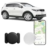 Hongtop H Car GPS Tracking for Vehicles,Cars etc,1PCS Real Time GPS Tracker for Car Work with Find My (iOS Only), Mini Car Tracker with Magnetic Case, No Monthly Fee (Black)
