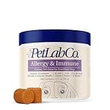 PetLab Co. Allergy & Immune Daily Probiotics for Dogs. Supports Yeast Production, Seasonal Allergies, Intermittent Itchiness, Gut & Digestive Health - 30 Chews for Small Dogs