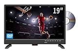 Feihe 19 Inch TV with DVD Player Built-in, FHD 1080P LED Flat Screen DVD Combo TV w/Digital Tuner/HDMI/USB/AV/VGA Input, Small TV Suitable for Kitchen RV Bedroom Camper Truck Boat