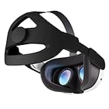 Orzero Head Strap Compatible for Quest 3S/Quest 3/Quest 2 Accessories with Head Cushion, Comfortable Protective Reduce Pressure - Black