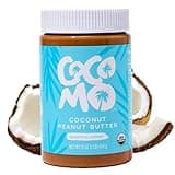Cocomo Coconut Peanut Butter Spread, 16 oz - Organic Peanut Butter, Natural, Gluten Free, Vegan, High Protein, Healthy Snack, Smooth and Creamy