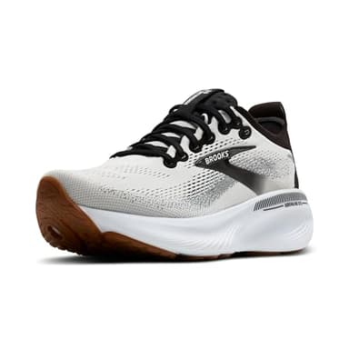Brooks Men’s Adrenaline GTS 25 Supportive Running & Walking Shoe - White/Black/White - 14 Wide