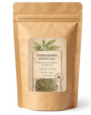 Andrographis paniculata Leaves and Cut stalk King of Bitters 30g Pack of 1