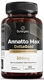 Sunergetic Premium Annatto Tocotrienol Supplement – with DeltaGold – Tocotrienols Vitamin E 300 mg – Supports Liver, Immune & Heart Health - Delta + Gamma Tocotrienols (30 Liquid Capsules)