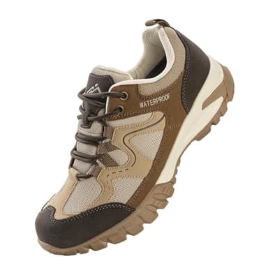 CC-Los Women's Lightweight Waterproof Hiking Shoes for Walking, Outdoor & Climbing Brown Size 8.5
