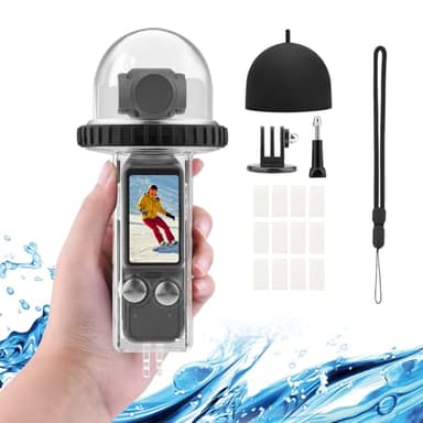 WEWOGA Osmo Pocket 3 40M/131FT Underwater Diving Case Protective Shell Compatible for DJI Osmo Pocket 3 Waterproof Accessories