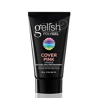 Gelish PolyGel Brand - Hybrid Nail Enhancement, Nail Tips For Acrylic Nails, Lighter, Stronger, Odor-Free, No Monomer, Fast Application, Perfect for Sculpting Nails - Cover Pink, 2 oz.