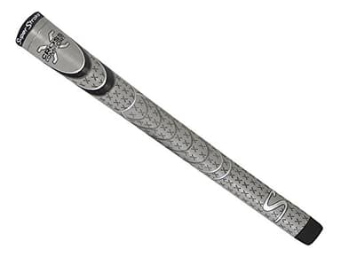 SuperStroke Cross Comfort Golf Club Grip, Gray/Black (Midsize)