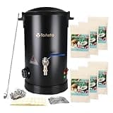 TOAUTO WMF-5L Wax Melter & Coconut 83 Wax Bundle - Candle Making Kit with Fast Pour Pot, Temperature Control and Premium Natural Coconut Wax for DIY Creations