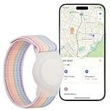 EGLANCLIFM GPS Tracker for Kids iOS Only Real Time Mini Locator Watch Band for Teens Special Needs and Elderly No Monthly Fee Hidden Tracking Device Works with Apple Find My