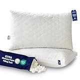 Mosluna Memory Foam Pillows Queen Size Set of 2，Adjustable Gusseted Bed Pillow for Sleeping，2 Pack Soft Pillows for Side, Back or Stomach Sleepers (20 x 30 in, White)
