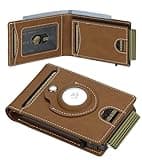 furid Airtag Wallet For Men - Apple Air Tag Wallet - Smart Wallet with Airtag Holder, Rfid Pop Up Wallet Slim Minimalist