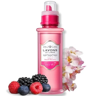 LAVONS Liquid Laundry Detergent Sensitive Skin Friendly, Natural Laundry Detergent Safe for Kids & Pets, Laundry Soap with Citrus & Sage Leaf Extract from Japan 16.9 Fl Oz FRENCH MACARON