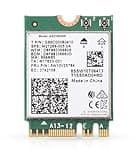 WiFi 6E Adapter for Intel AX210 | Tri-Band 2.4/5/6 GHz | Up to 2.4 Gbps | M.2 for PCs | Bluetooth 5.3 Compatible | Works with Intel, AMD, Windows 10/11, Linux | Model AX210NGW No vPro (AX210)