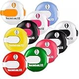 Flogolf Golf Score Counter Mini Golf Stroke Counter with One Touch Reset and Simple Attachment to Scorekeeper Glove in（10 Colors Randomly Delivered）