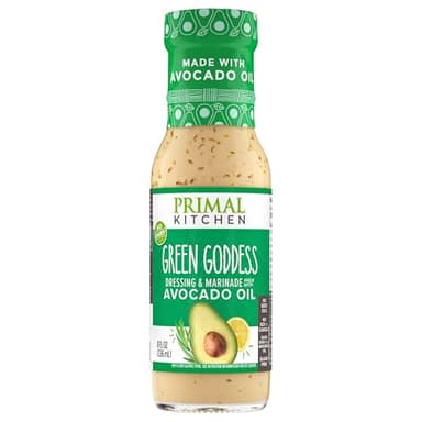 Primal Kitchen Green Goddess Salad Dressing & Marinade made with Avocado Oil, Whole30 Approved, Paleo Friendly, and Keto Certified, 8 Fluid Ounces