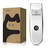 FuzzyFix Pet Grooming Clippers for Matted Hair Cat, Trimmer for Low Noise, Waterproof Portable USB Rechargeable Professional Cat Cippers for Dogs and Cats Eyes, Ears, and Paws Silver