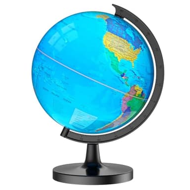Voxelure 13" Globe for Children & Adults, Interactive World Globe for Kids with HD Waterproof & Writable Surface, Educational STEM Learning Toy, Classroom Teaching Gift
