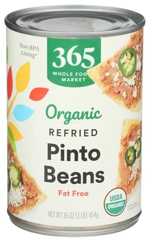 365 by Whole Foods Market, Organic Fat Free Refried Pinto Beans, 16 oz