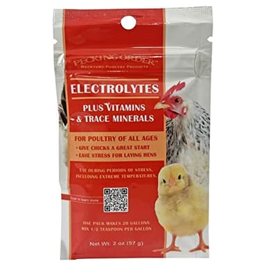 Pecking Order Electrolytes Plus Vitamins & Trace Minerals for Chicks & Hens, Yellow