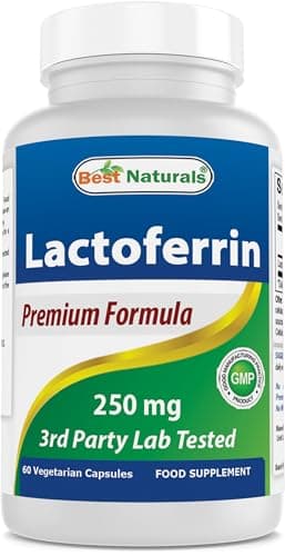 Best Naturals Lactoferrin 250 mg Veggie Capsule, Supports Healthy Immune Function - 60 Count