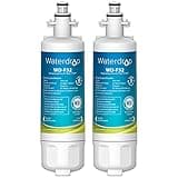Waterdrop 469690 ADQ36006101 Refrigerator Water Filter, Replacement for LG® LT700P®, ADQ36006102, Kenmore® 9690, LFXS30766S, LFXS24623S, FML-3, RFC1200A, RWF1200A, WSL-3, Pack of 2 Package May Vary