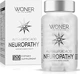 Nerve Savior for Neuropathy, 120 Capsules Neuropathy Supplement with 600 mg Pure Alpha Lipoic Acid, Fortify Nerves in Fingers, Hands, Toes, & Feet