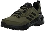 adidas Men's Terrex AX4 Gore-TEX Hiking Sneaker, Focus Olive/Black/Grey, 8.5