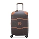 DELSEY PARIS Chatelet Air 2.0 Hardside Luggage with Spinner Wheels, Chocolate Brown, Carry on 20 Inch