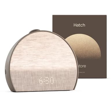 Hatch Restore 3 Sunrise Alarm Clock, Sound Machine, Smart Light (Cocoa) - White Noise, Screen-Free Sleep Routine