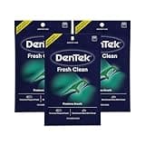 DenTek Fresh Clean Floss Picks, For Extra Tight Teeth, 75 Count, 3 Pack