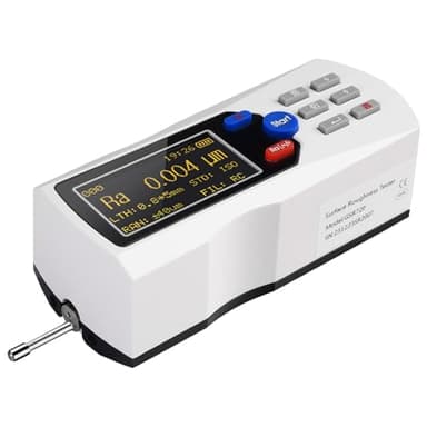 GOYOJO Surface Roughness Tester Profilometer High Precision Digital Surface Roughness Meter Gauge (White)